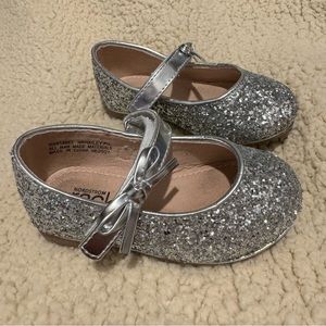 Nordstrom rack Silver glitter shoes